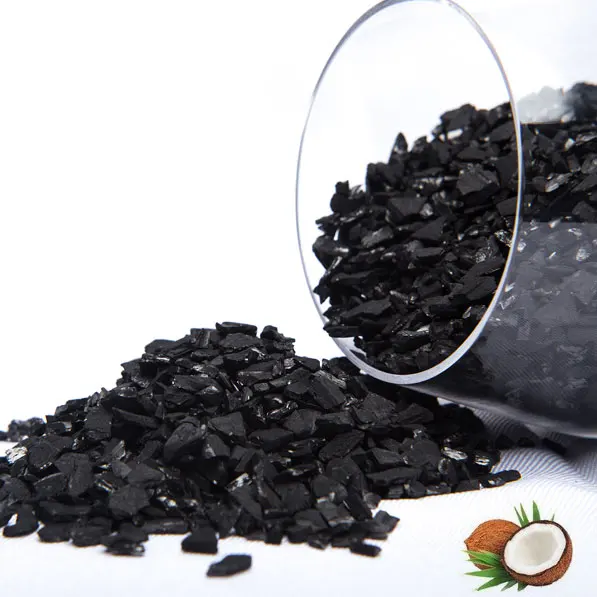 Активный высокоэффективный фильтр АС стандартным хлорным вкусом nsf, активированный уголь из кокосовой скорлупы в гранулах