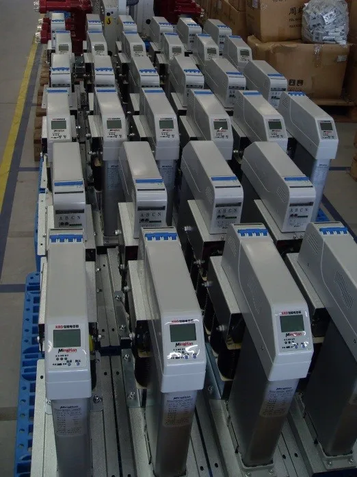 Умные конденсаторы MingHan PFI со встроенным MCB ЖК-дисплеем и контроллером. Конденсатор панель с автоматическим коэффициентом мощности 10 ~ 40 Квар