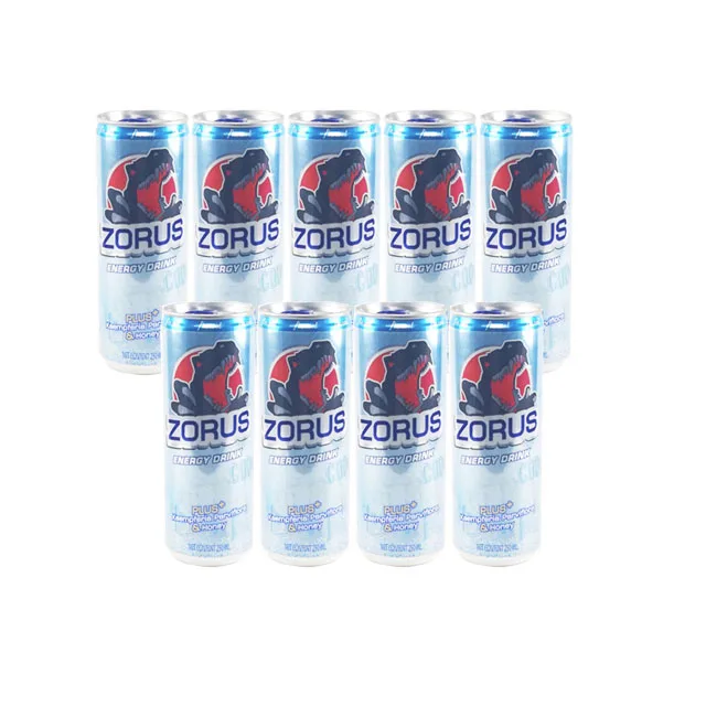
 Caffeine Taurine Zorus Energy Drink Cool Plus+ with Kaempferia Parviflora & Honey  