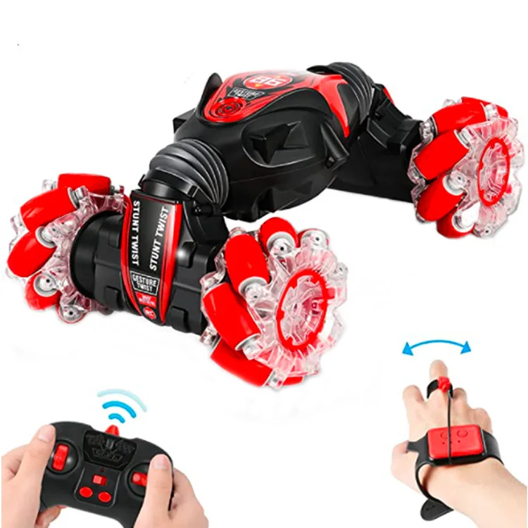 Hot Selling Gesture Sensor hand Remote Control Stunt RC Car With Lights Music