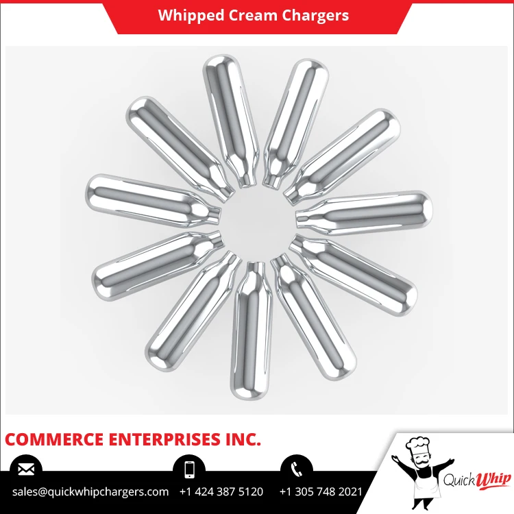  Global Dealer of Widely Compatible N2O Cream Whipper Cartridges for all