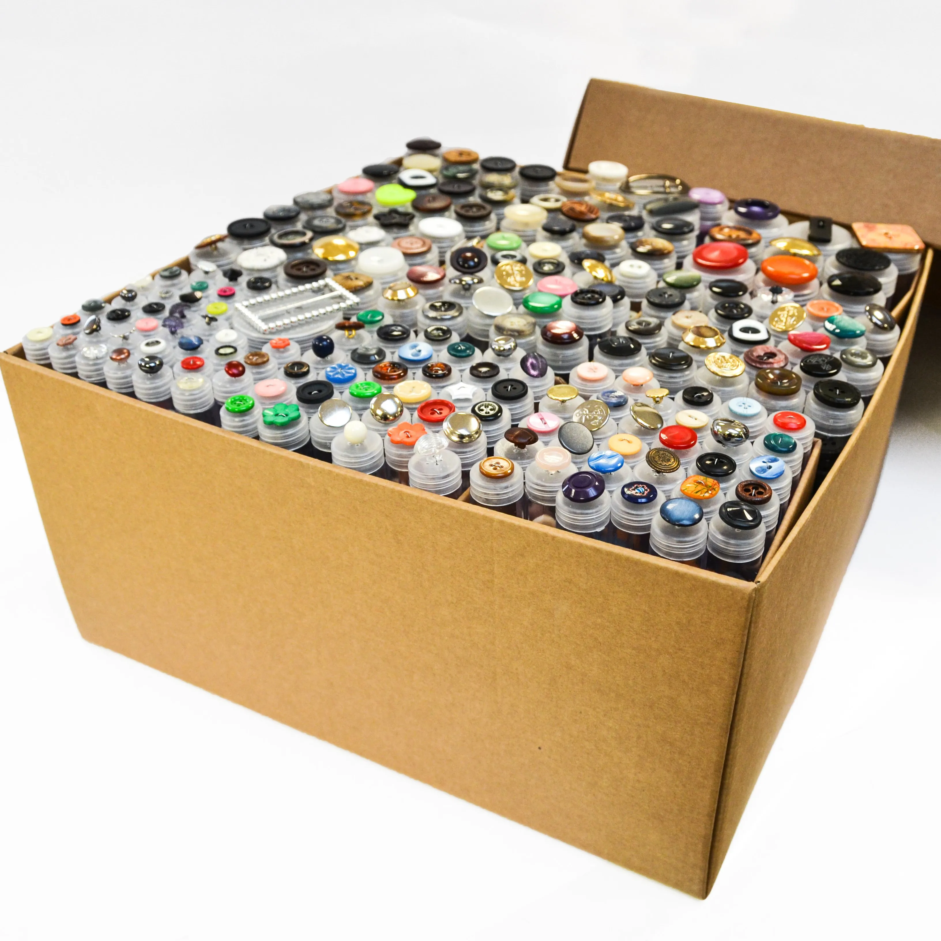 Made in Italy Assorted Buttons BOX XL | High Quality Mixed Fashion Buttons for Clothing | Surprise Selection