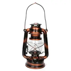 Vintage Kerosene Lantern Camping Lamp Oil Light for Outdoor Coating bronze