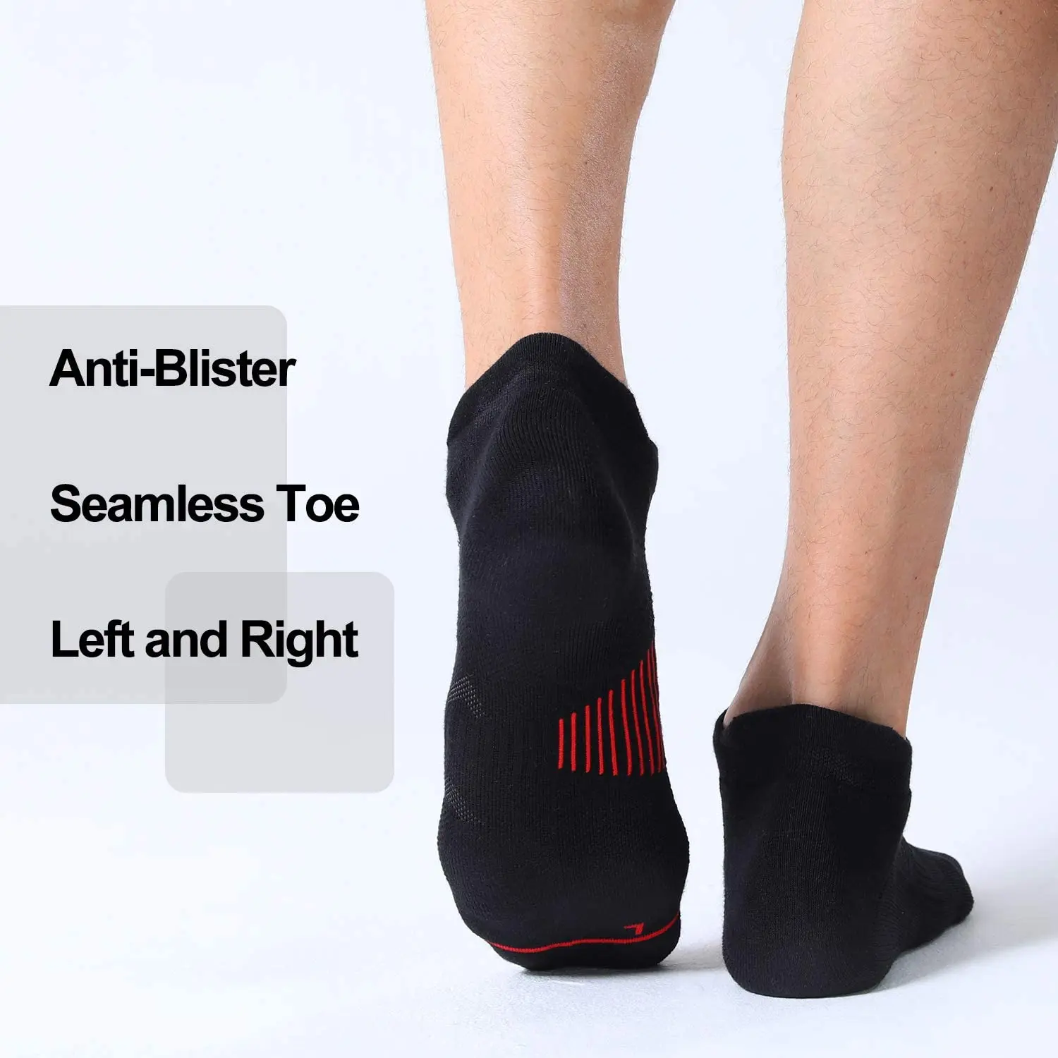 Носки для бега по щиколотку с низким вырезом мягкие спортивные носки