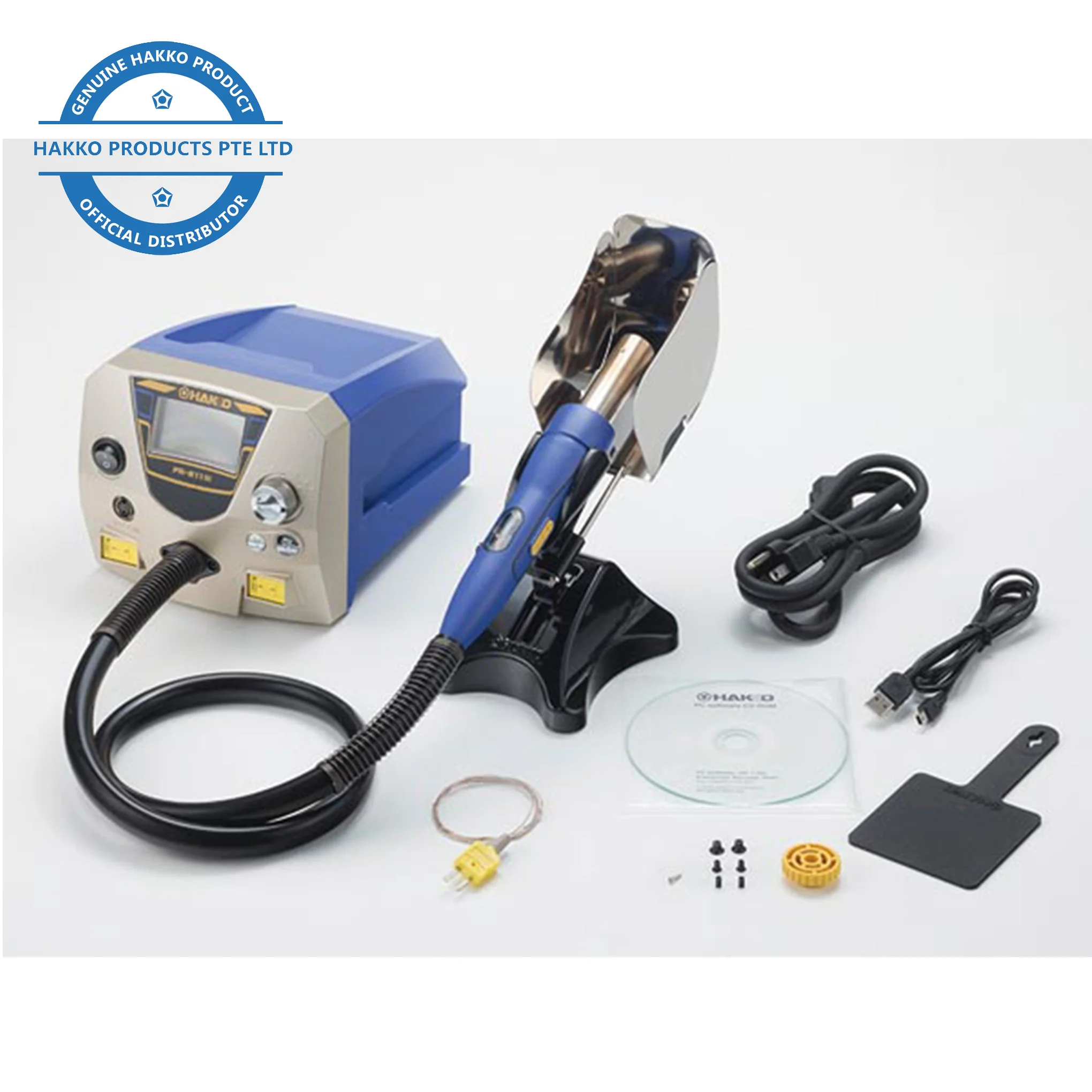 [CLEARANCE] Digital Hot-Air SMD Rework Station FR811 HAKKO ORIGINAL FR-811 Data Record Transfer USB Cable Lead Free Soldering