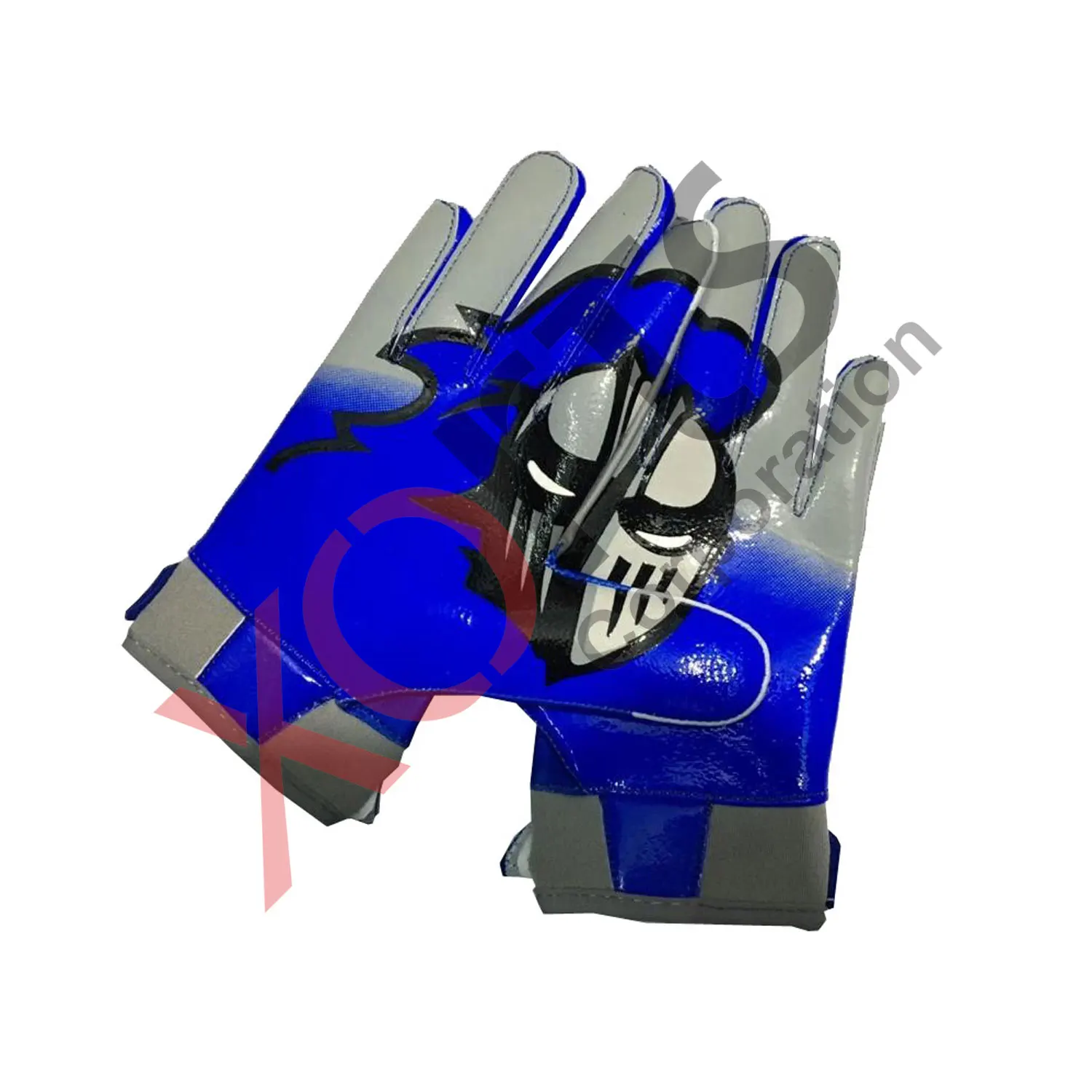 Camouflage American Football Gloves Sticky Palm