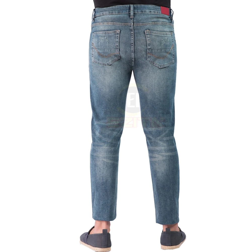 Грязно-голубые повседневные джинсы для мужчин