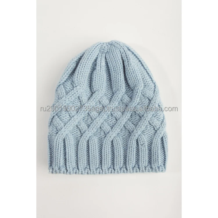 High quality knitted hats for winter the original Orenburg goat down knitting wholesale prices down wool hats