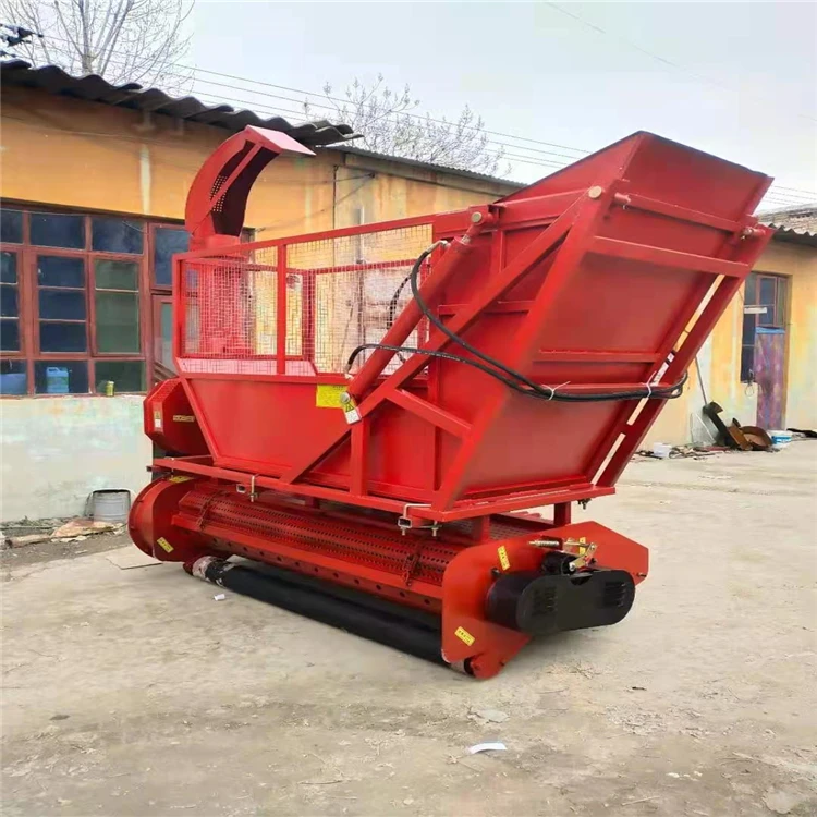 small maize harvester and thresher tractor mounted maize combine harvester
