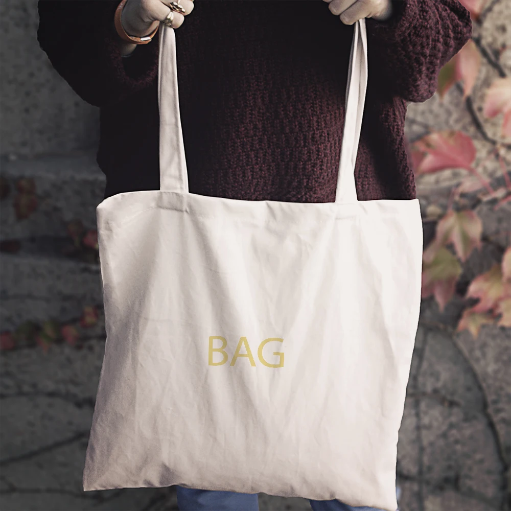 Custom Made tote bag coton Printing Design canvas cotton Tote Bag for handbags