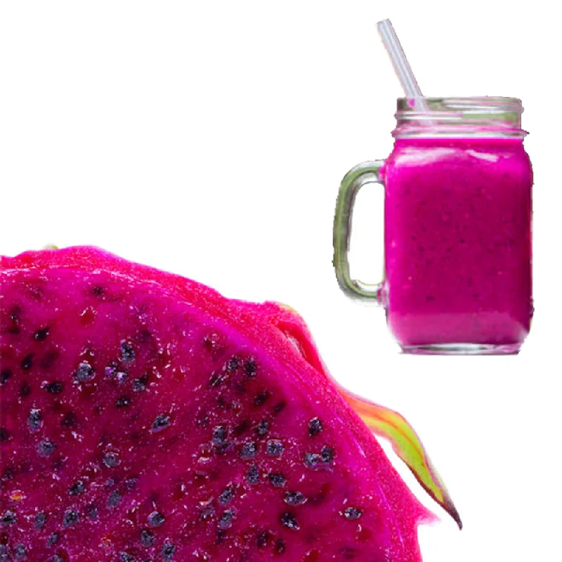 
Fresh 100% Red Dragon fruit Puree Pulp Jam Concentrate 1kg in Aseptic Bag Packaging from Vietnam 