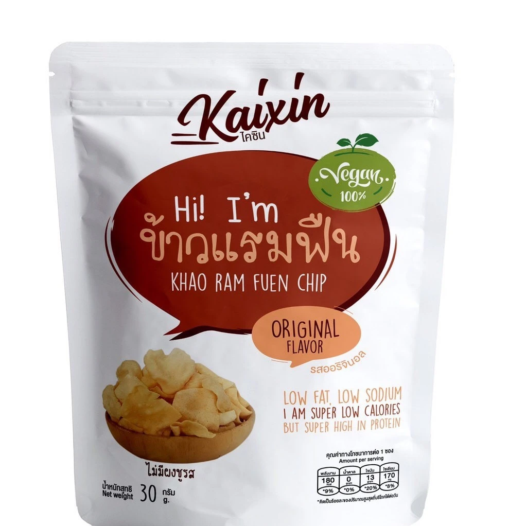 Kaixin Tasty Thailand Vegan Cornflakes and Fried Nuts Snack Crispy Chips