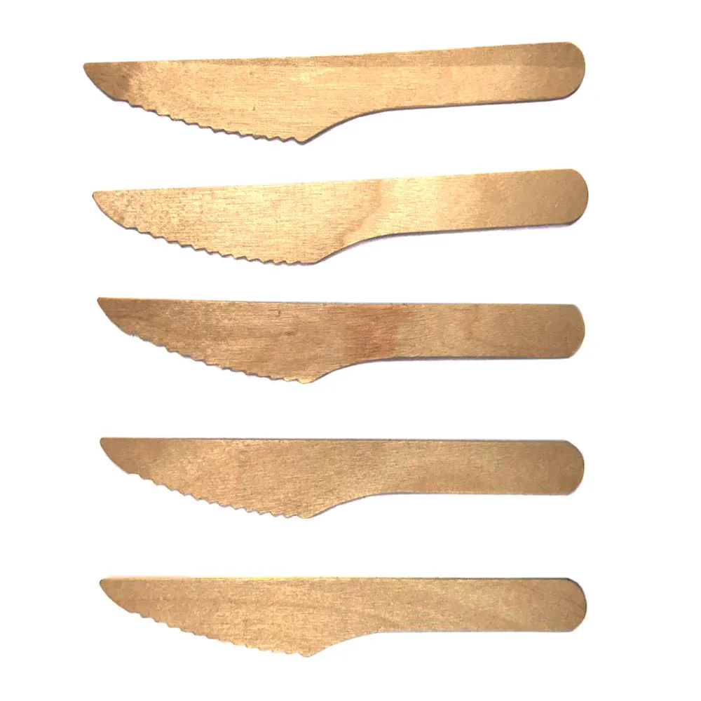 High-Quality Semi-manufactured knife AB grade, various sizes, material birch, wood natural biodegradable bulk