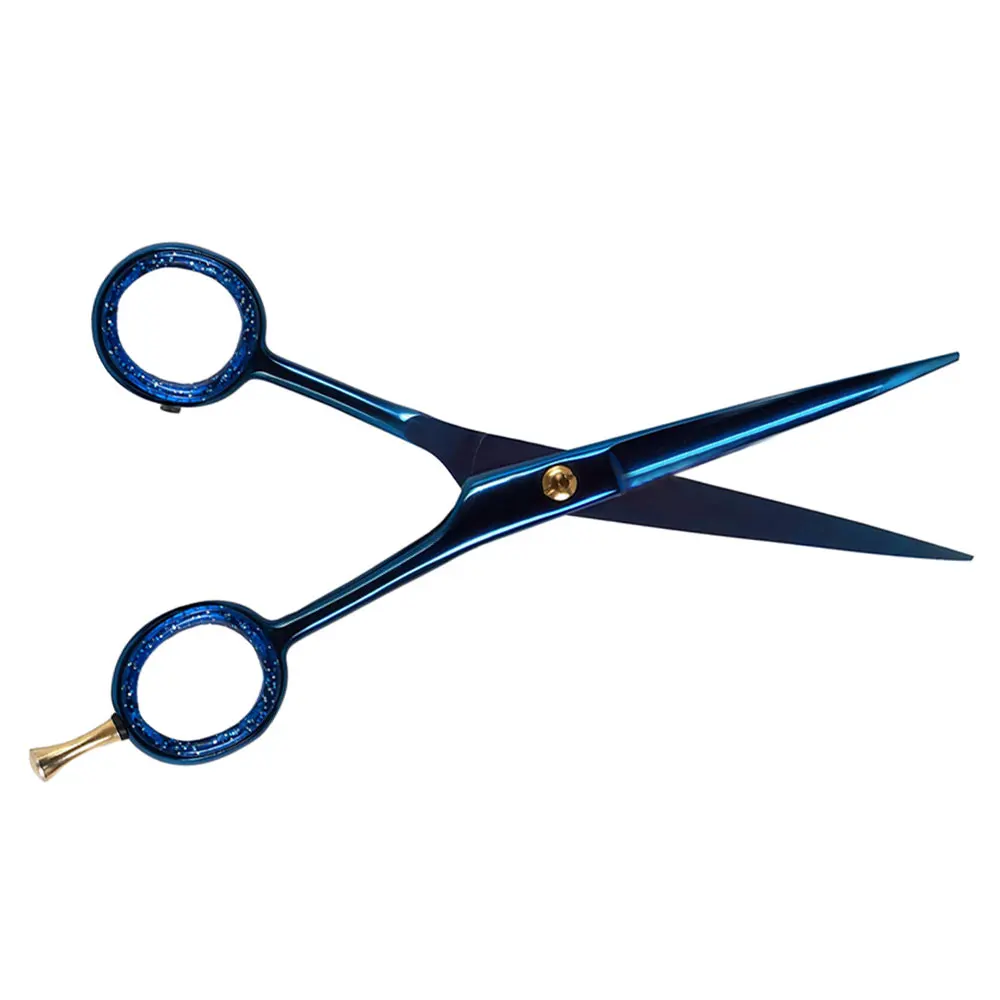 Extra Sharp Premium Barber Scissors Professional Hair Dressing Tool Leather Case Customized Stainless Straight Hair Cutting