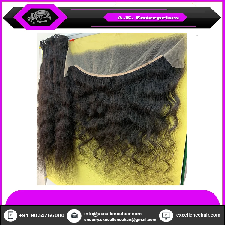 Best Quality extensions human hair 16 inch Remy Pure Natural Wavy