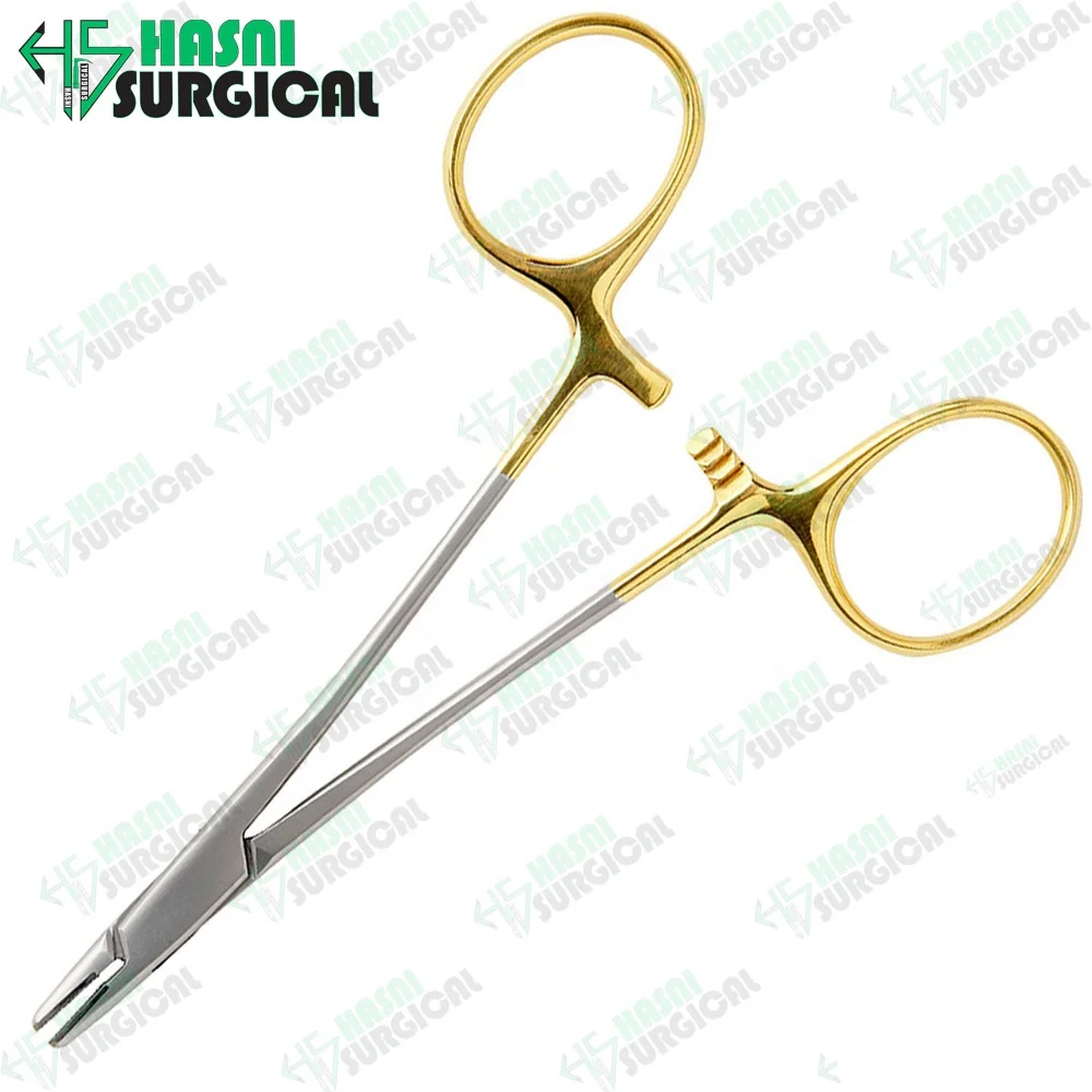 CE ISO Approved Verified Suppliers Top of our productions German Quality Stainless Steel   TC  Gillies Needle Holder 16cm