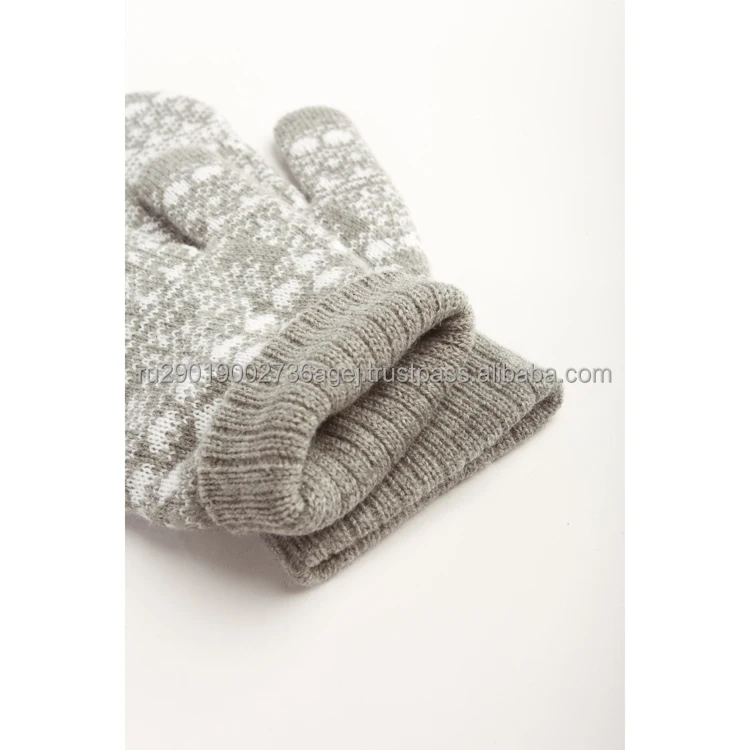 Высококачественные Женские Вязаные варежки для зимы, изготовленные из высококачественного козьего пуха, от производителя, зимние вязаные варежки