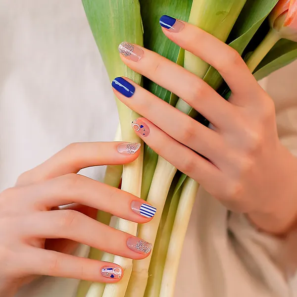 
 Fngernail decals Beaumonde Korea nail art 2021 beauty Premium 3D Gel nail sticker personal care set  