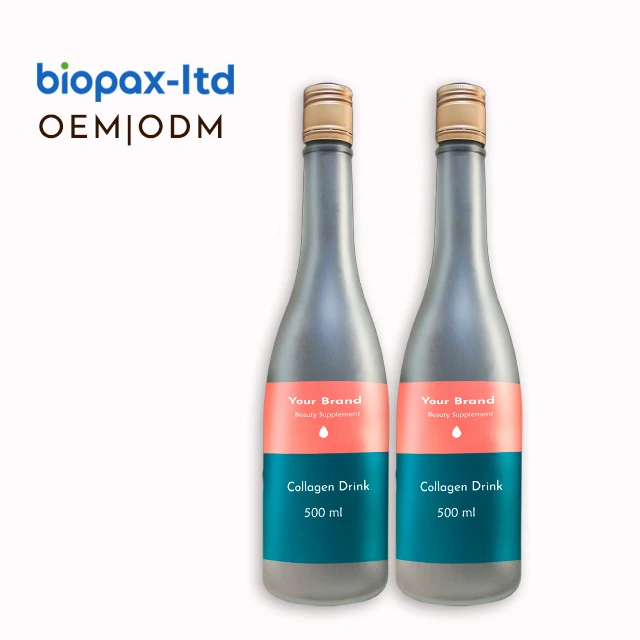 
antioxidant supplements beauty fish scale collagen drink for OEM 500ml 