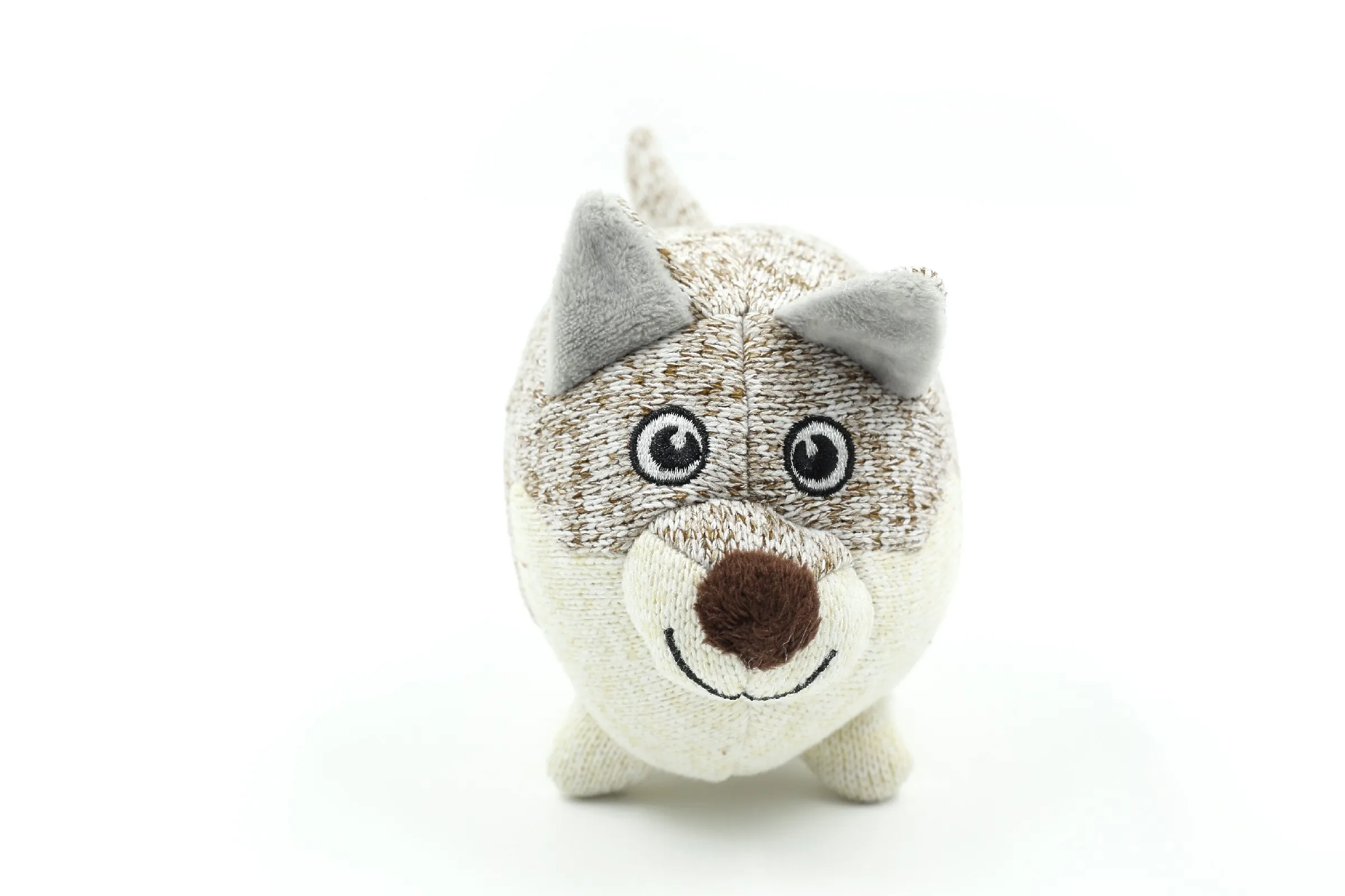 New original knit ball dog squeaky plush toy pet dog toy Squeaky  Plush indestructable dog toy