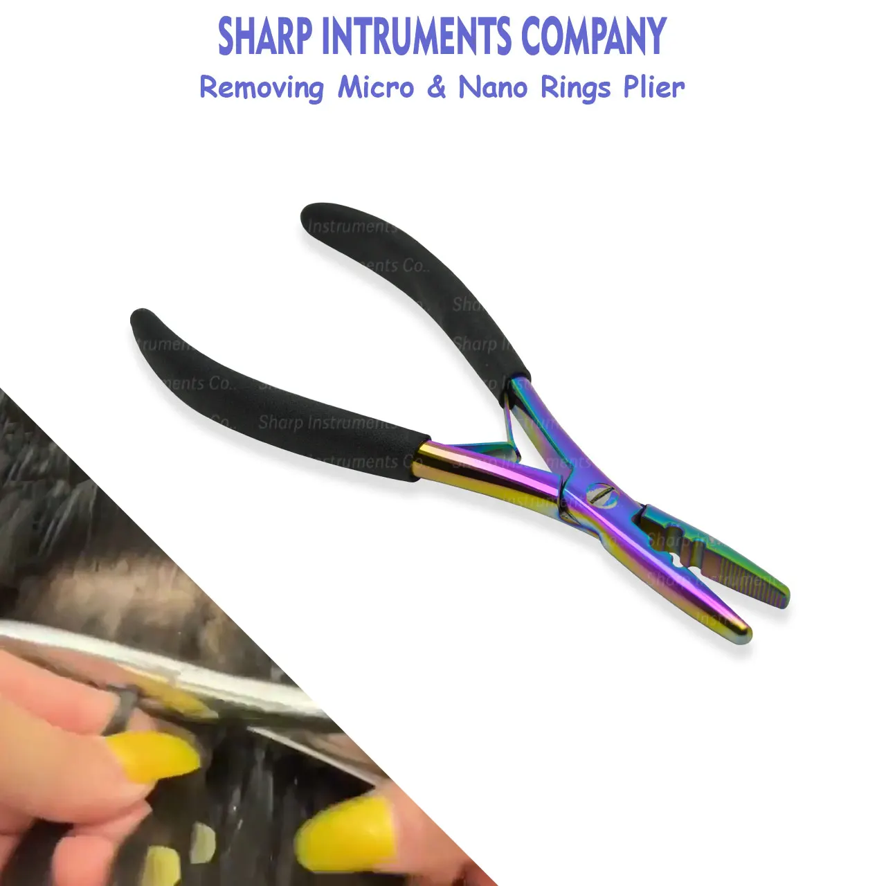 Removing Micro and Nano Rings Plier