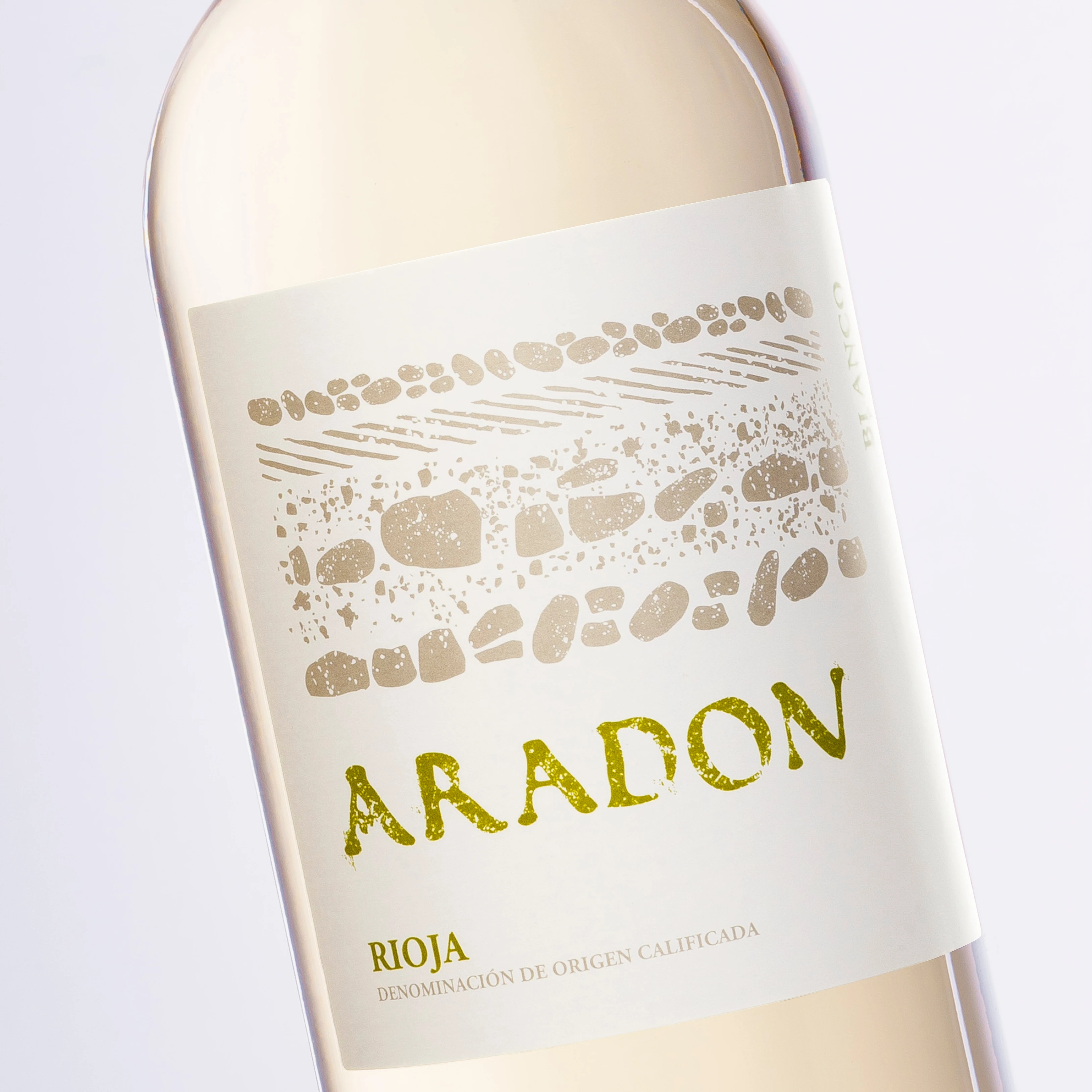Испанское белое вино RIOJA, Viura и белая гренашь, 13% по объему, стеклянная бутылка 0,75 л