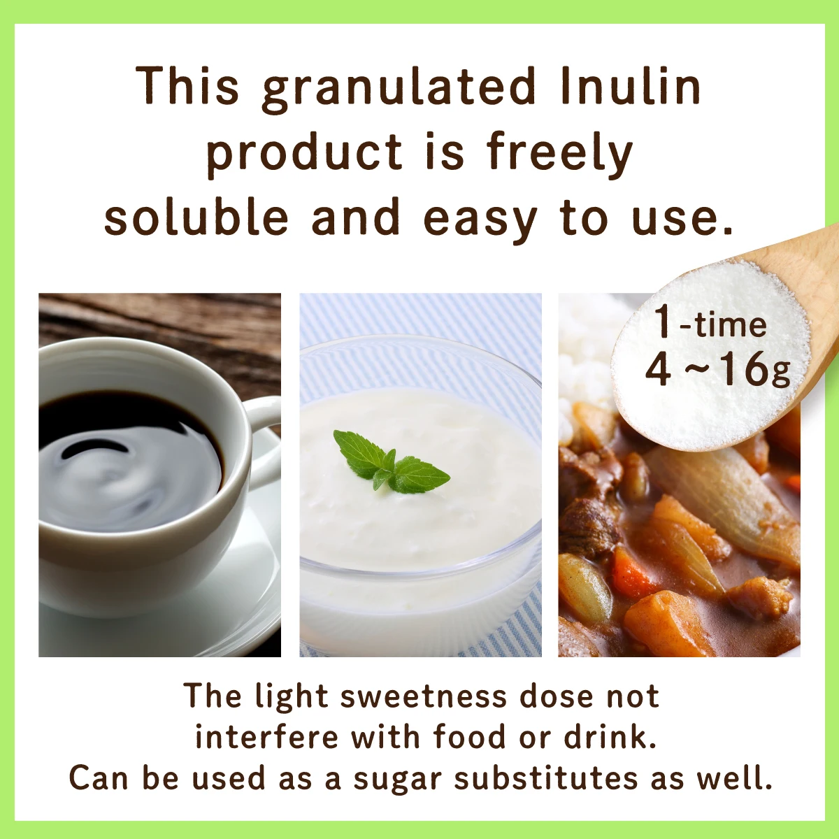 High purity Dissolves in water easily Inulin Natural dietary fiber derived from chicory produced Food fiber