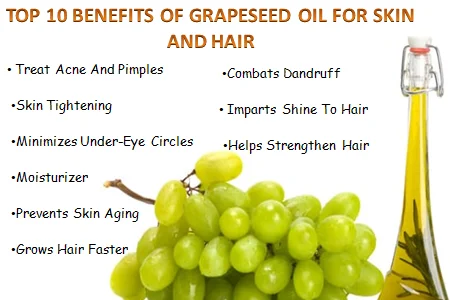 Free Sample of Body Massage Oil Grape Seed oil