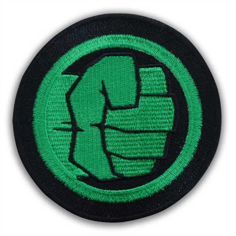 Custom No Minimum Iron On patches Custom alphabet Embroidered twill fabric Patches for Clothing