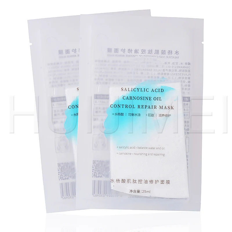
Skincare Sheet Slice Beauty Facemask Sheet Facial Mask- Salicylate Carnosine Oil Control Repairing FACIAL MASK- 