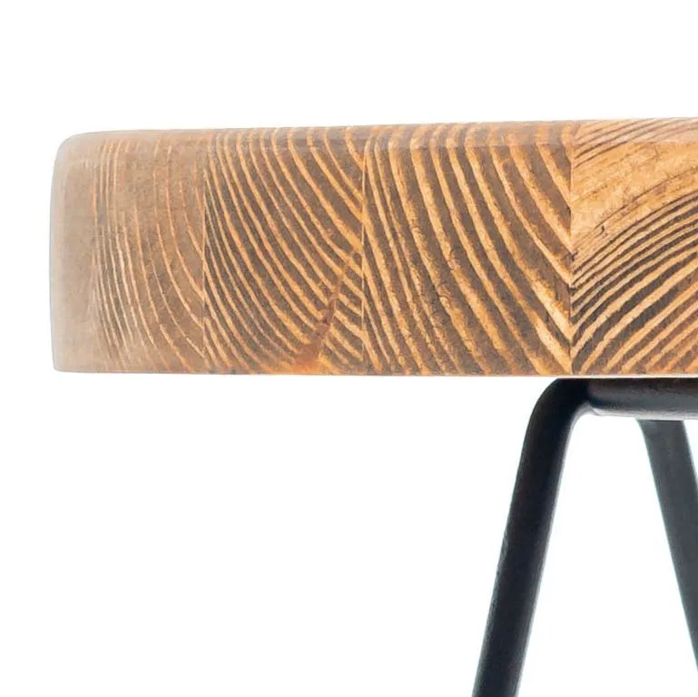 Modern Bar Stool Metal Wire and Wood Commercial Bar Furniture Hotel and Home Chair