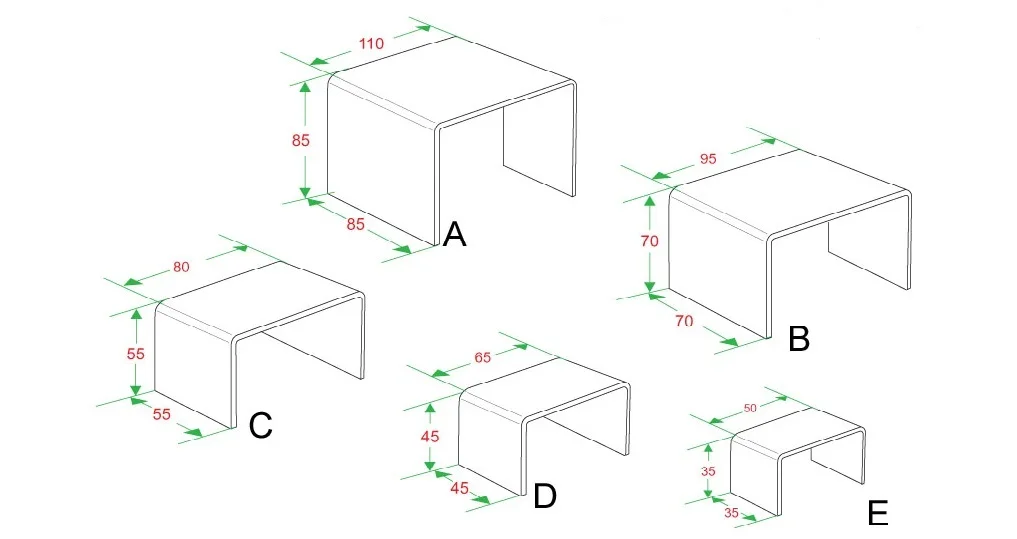 Clear Acrylic riser stand for display of Jewelry watch window showcase