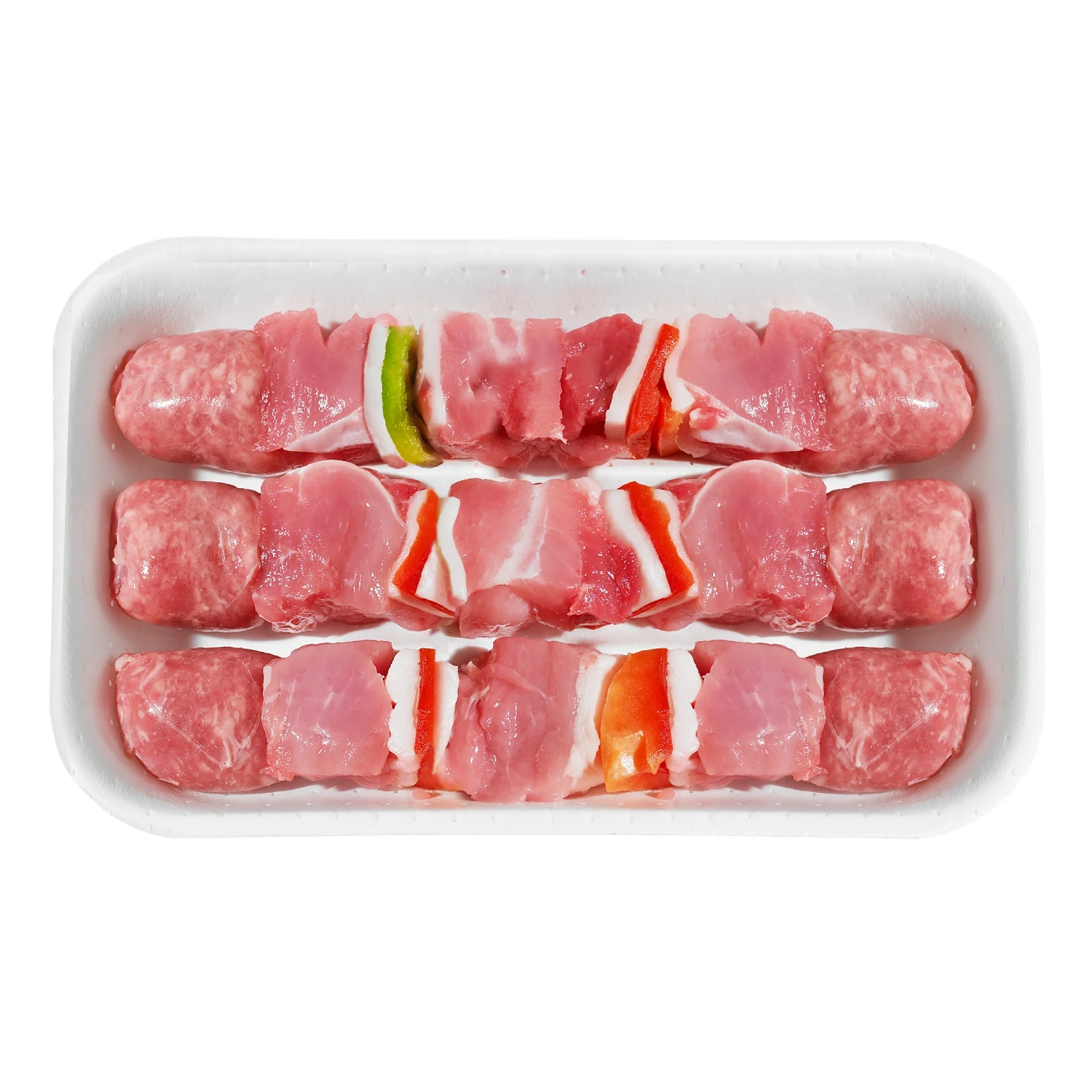 FROZEN PORK SKEWERS FOR EXPORT