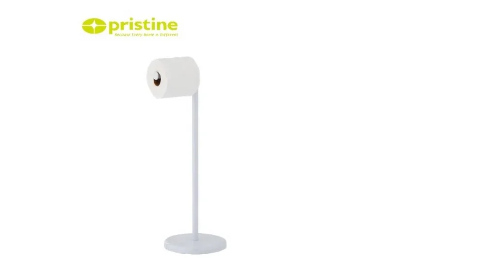 Free Standing Toilet Tissue Paper Roll Holder | Taiwan | Black White Chrome | freestanding | Bathroom | Rack