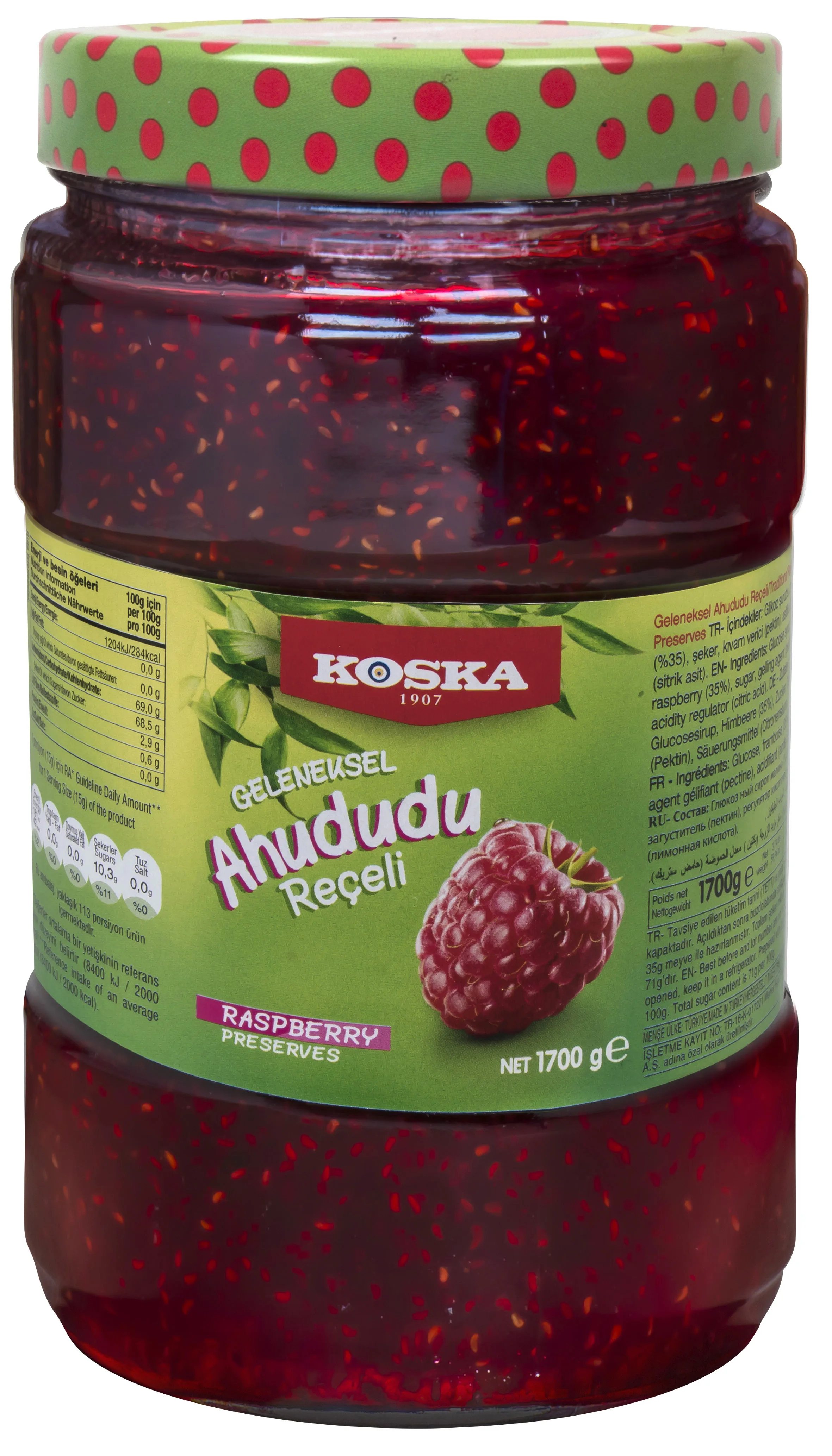 Good Quality Wholesale Product - Preserves - 380 g Extra Traditional Raspberry Preserves - Jam