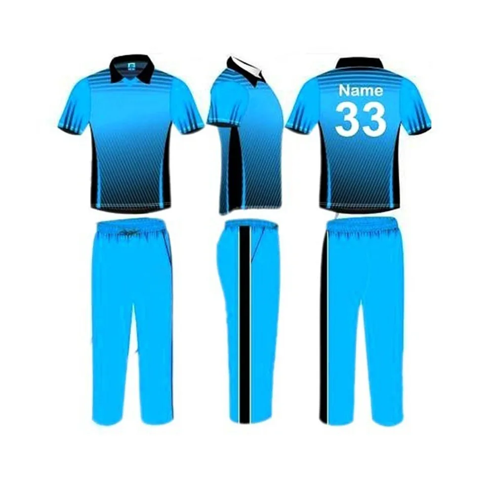 
OEM service design team cricket uniform pictures custom sublimated logos coloured new design cricket jersey for men 
