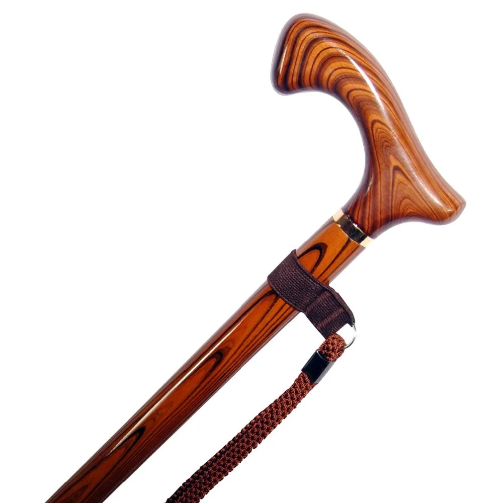 Wholesale Customizable Beech Wood Folding Cane