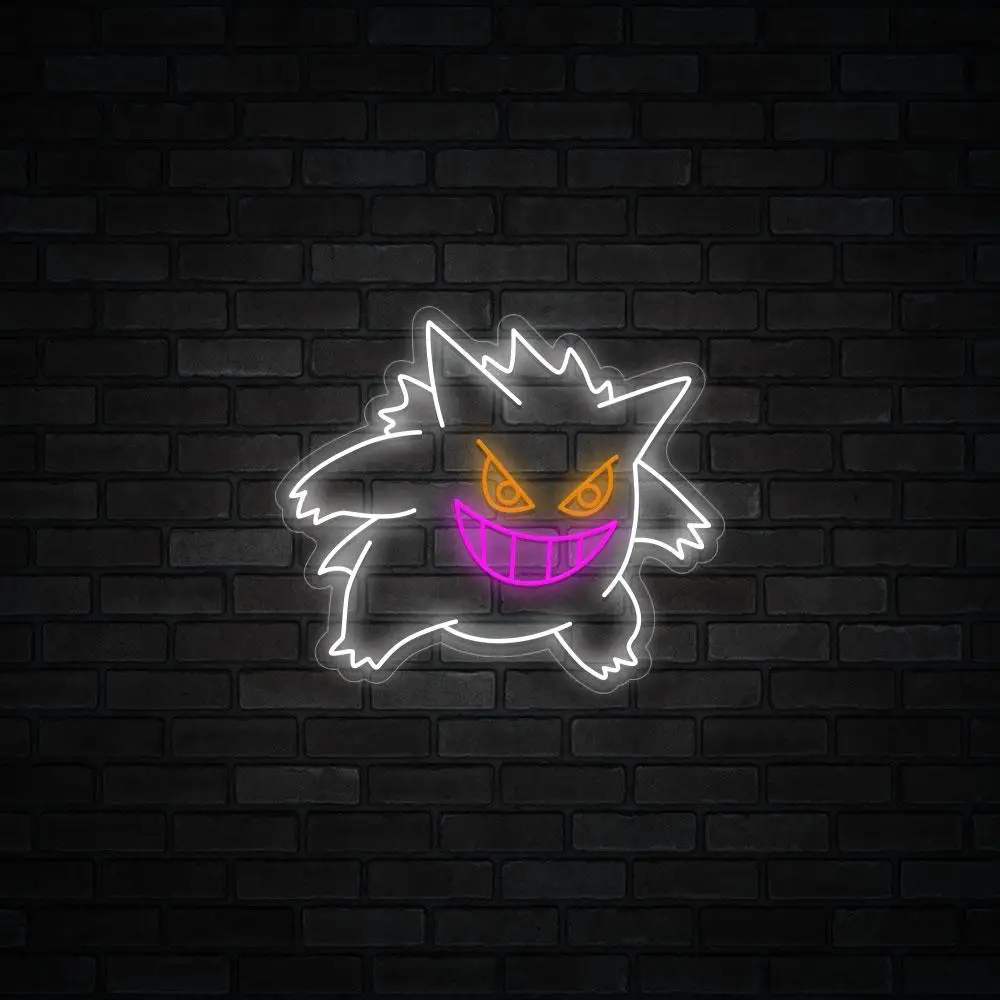 Gengar-светодиодная неоновая вывеска
