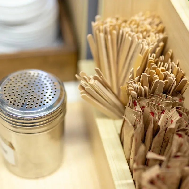 Высококачественная одноразовая мешалка для кофе из натурального дерева // Jolene + 84 336 089 155