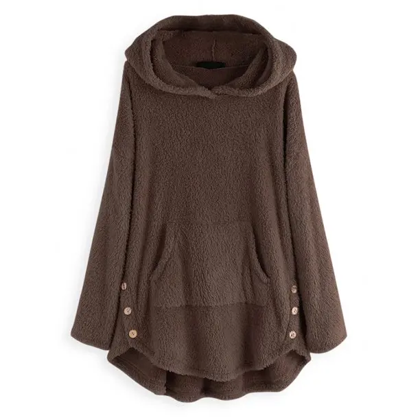 New Whole Sale Trending Whole Sale Newly Fashioned Jumper Pullover Fluffy Fleece Beautiful Oversized coat Hoodie Sweatshirt OEM