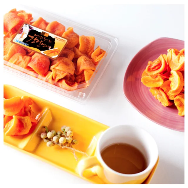 Hot sales sweet dried super fruit 100% Natural Sliced Sweet Persimmon 100g made in South korea