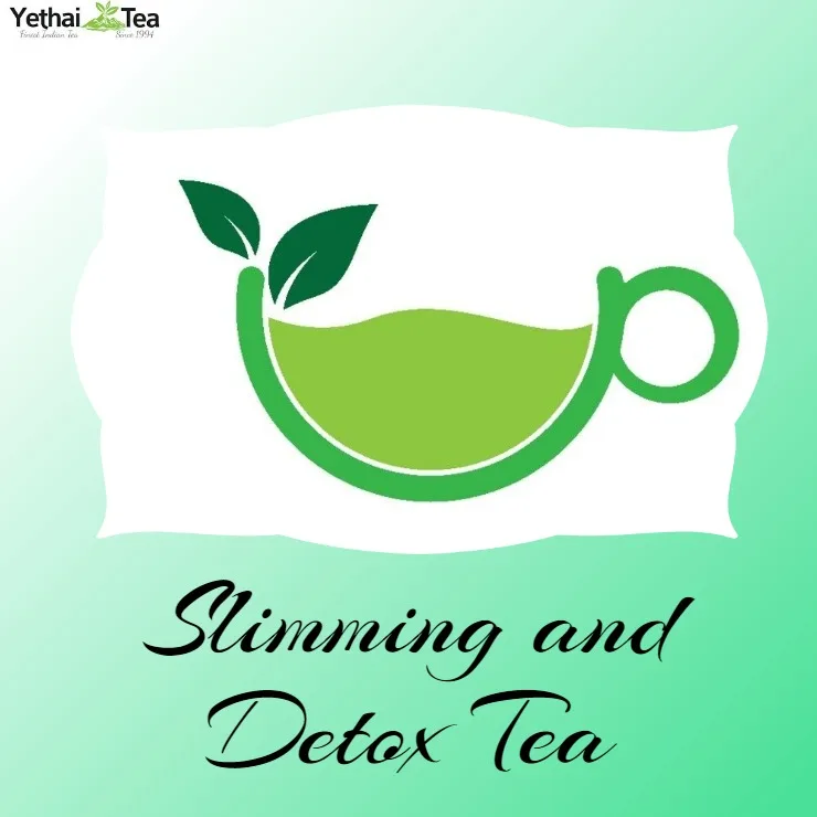 100% Natural & Organic Blended Fresh Weight Loss Slimming Herbal Green Tea Loose Leaf Tea Powder for Men & Women