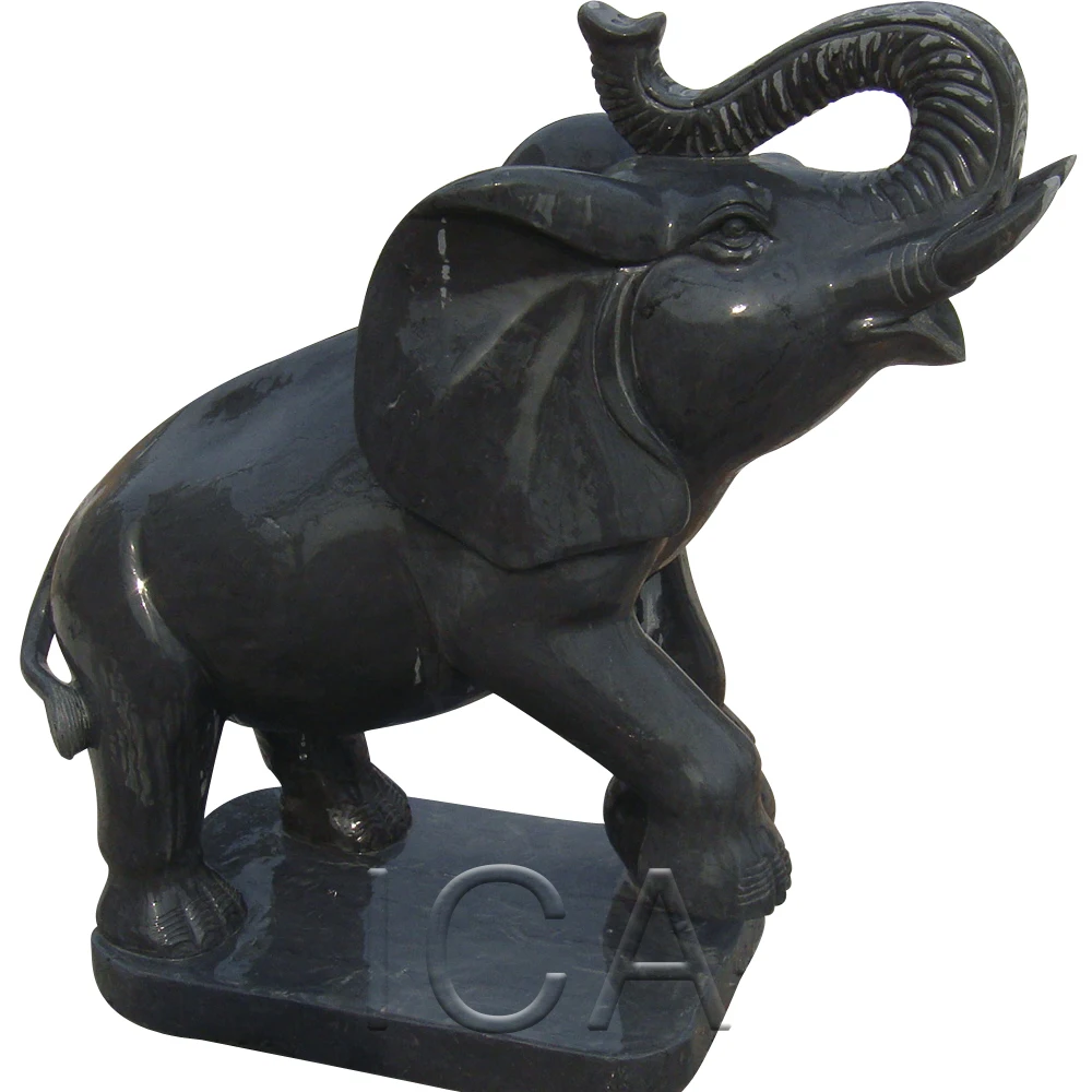 New large stone carving elephant statue used in garden decoration