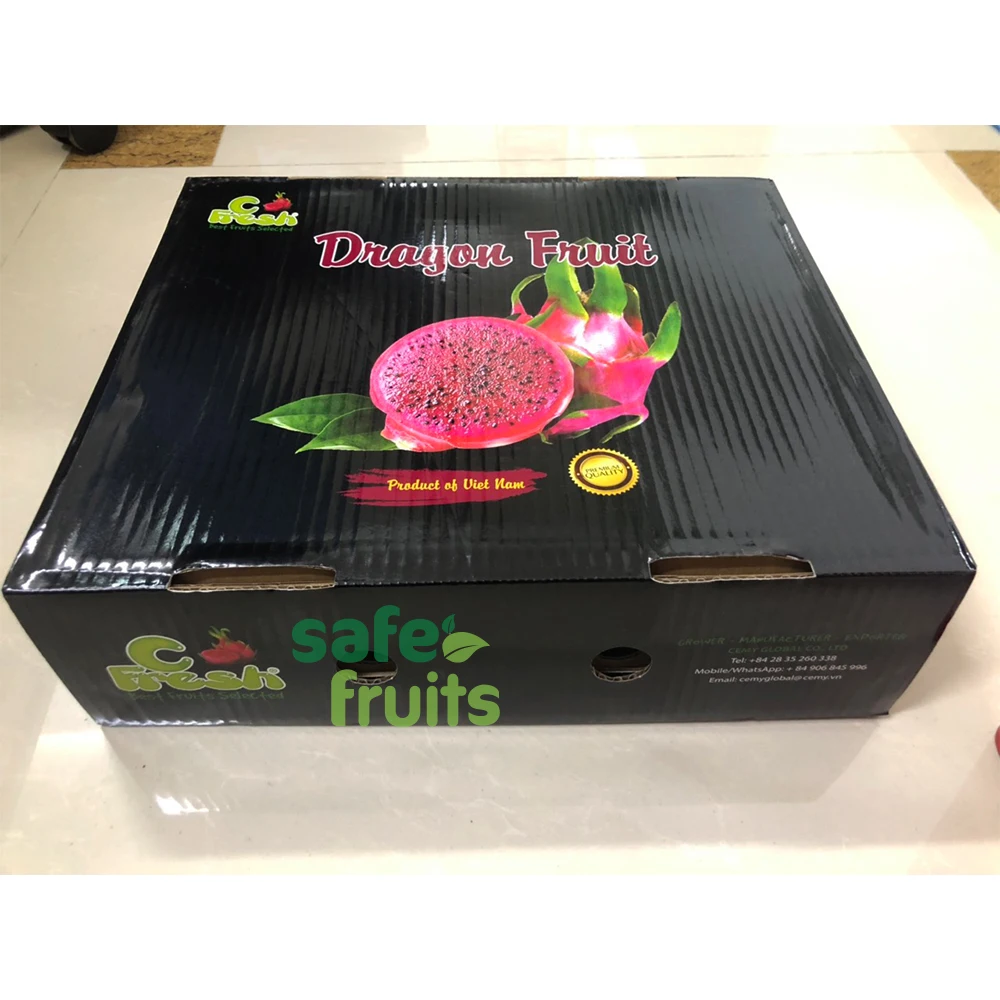 
Red and White Flesh Dragon Fruit made from VietNam Absolutely Fresh and High quality / Careful Packaging 