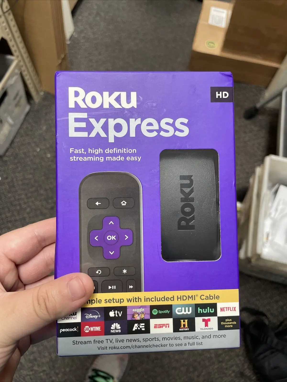 Устройство для потокового медиаплеера Roku 3920R 4K HD HDR