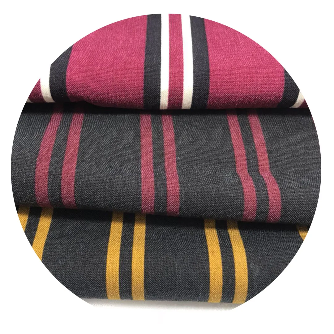 
Wholesale Stripe woven bengaline fabric 