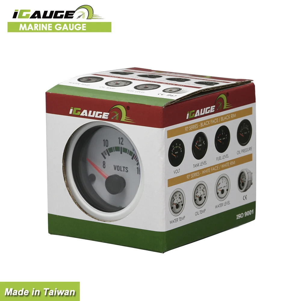 52mm electrical black face tachometer for automotive