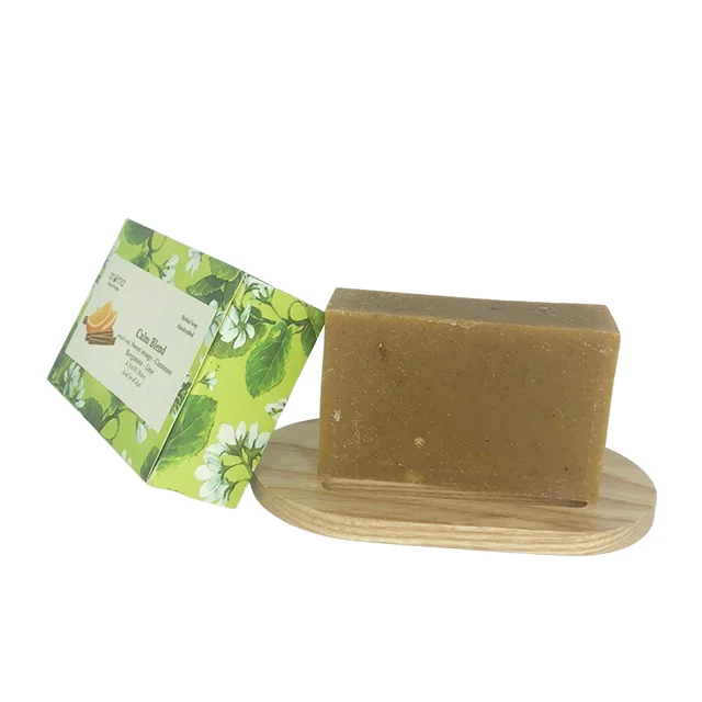 Natural handmade Soap Calm Blend Soap natural Bright Smooth Moisturizing Relax Balance Antioxidant Anti Aging Enrich Orange