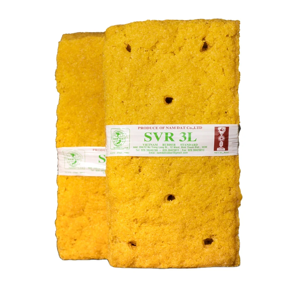 Viscosity stable rubber price Natural Raw Rubber SVR 3L (TSR 3L) from Vietnam loose bales packaging manufacture