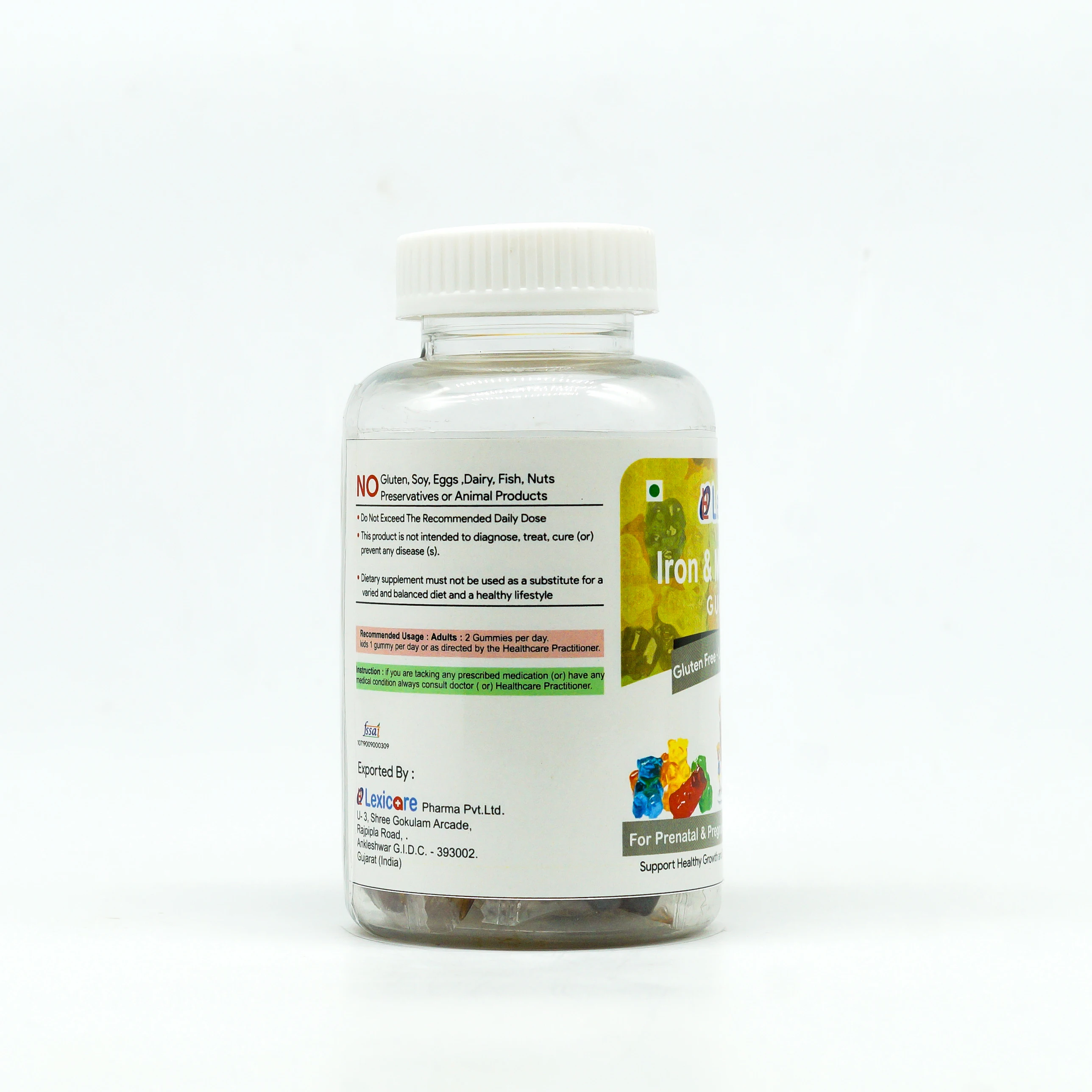 High Quality Gummy Candy Private Label Multivitamin Supplement for Kids Adults Good Taste Source of Calcium Iron Zinc Selenium